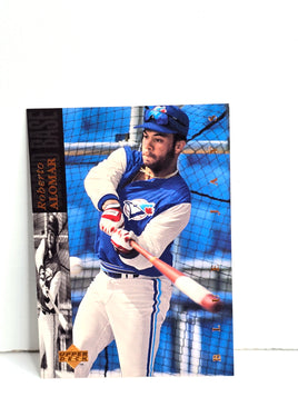 Roberto Alomar Baseball Card 1994 Upper Deck No. 455