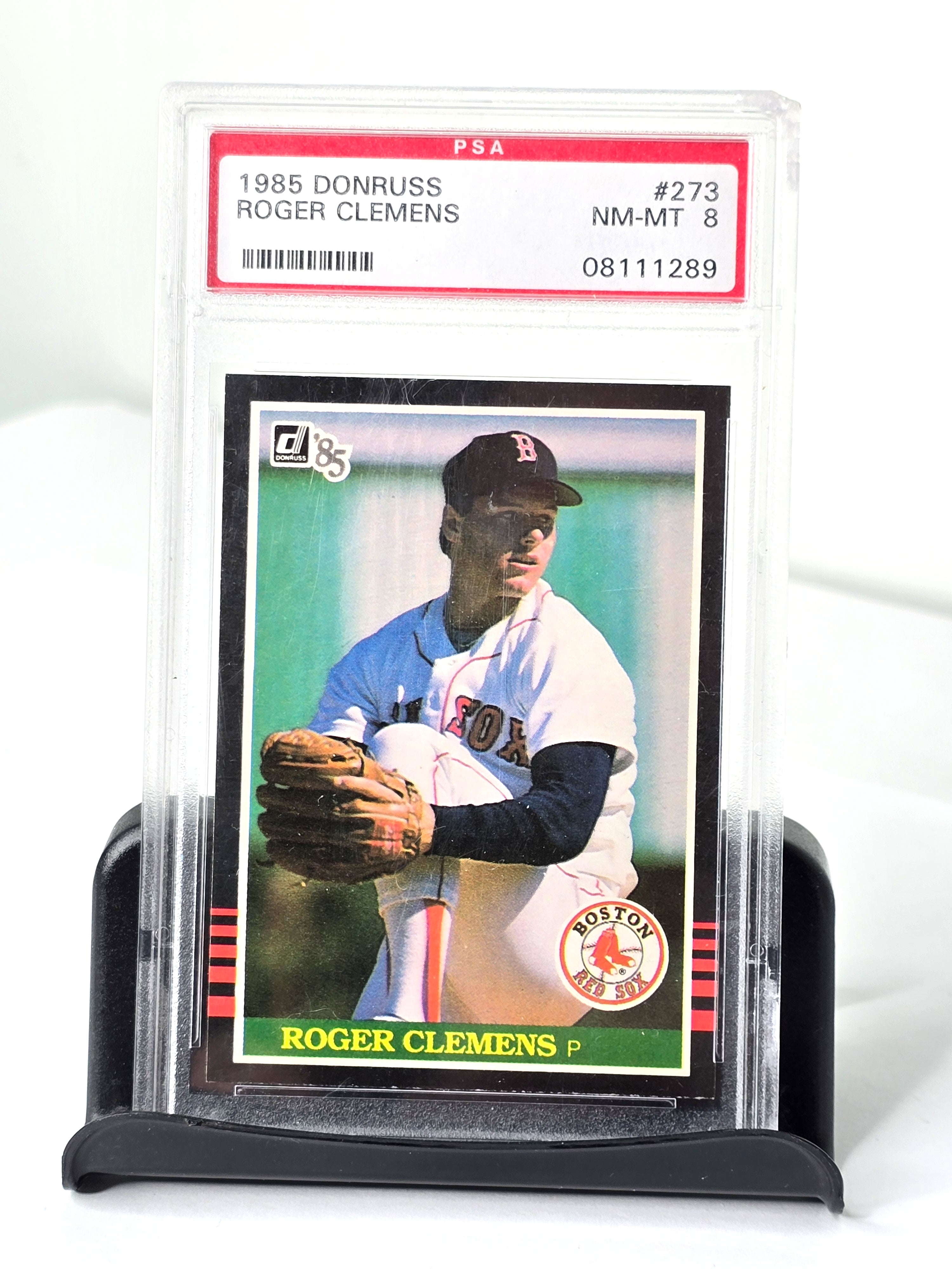 Roger Clemens Boston Red Sox Card 1985 Donruss PSA Graded