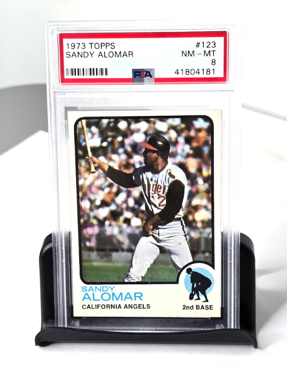 Sandy Alomar Baseball Card 1973 Topps PSA Grade