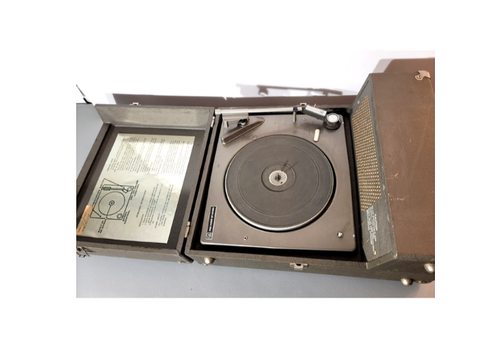 Vintage Turntable Record Player Voice of Music