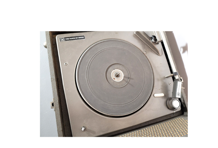 Vintage Turntable Record Player Voice of Music