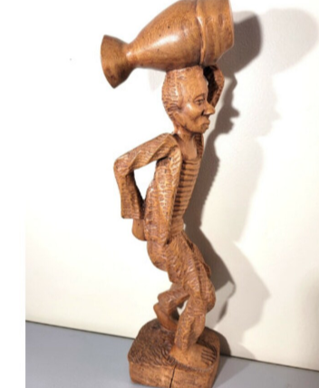 Wood Sculpture African Art Hand Carved