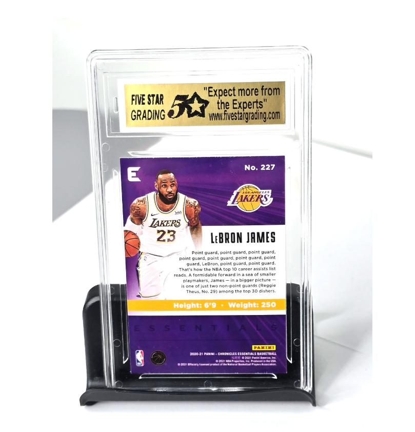 LeBron James Basketball Card 2020 Panini Chronicles Mint Grade