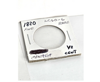 1820 Canadian Half Cent Bust and Harp - Rare Collectible Coin