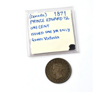 1871 Coin Canada 1 Cent - Rare