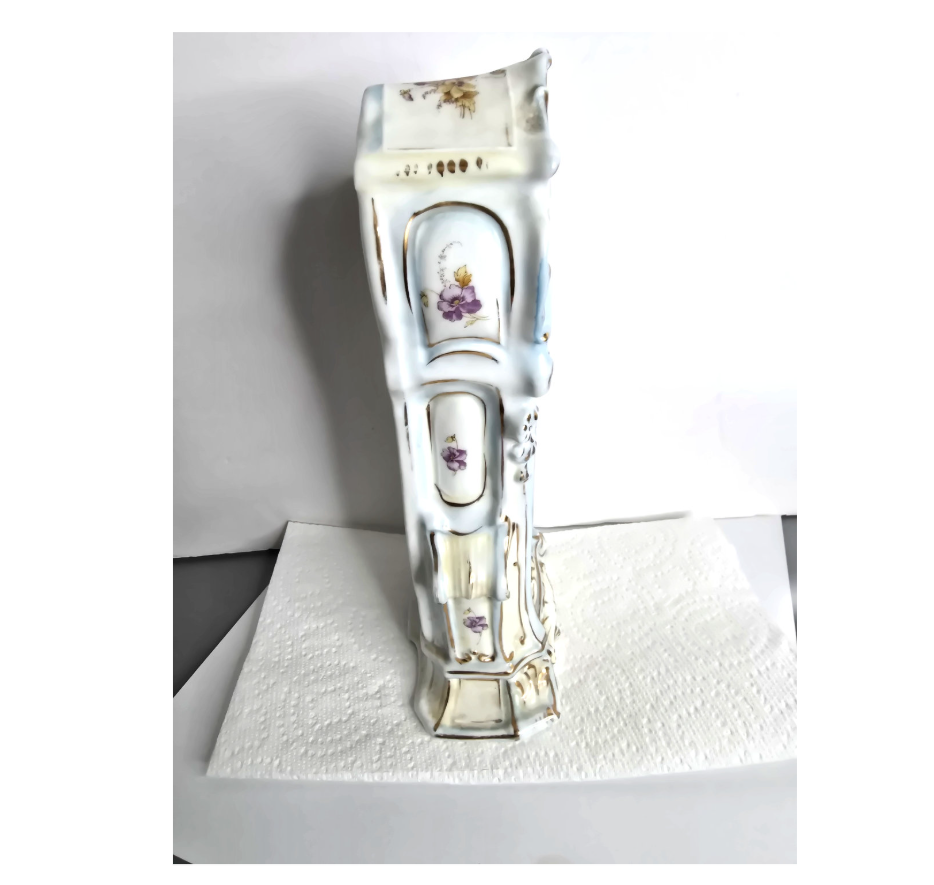 1890s Antique German Rudolstadt Porcelain Clock