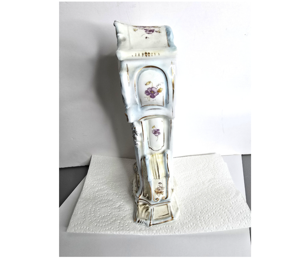 1890s Antique German Rudolstadt Porcelain Clock