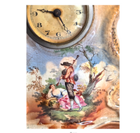 1920s Porcelain Clock Marked Foreign British Collectible