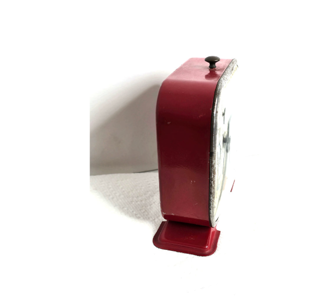 1940s Lux Spinning Wheel Alarm Clock