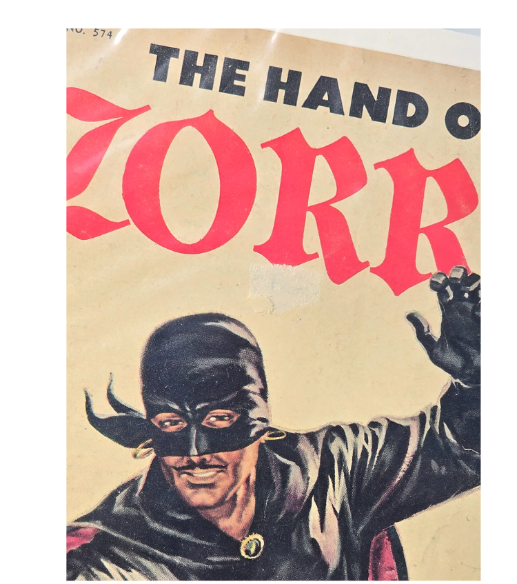 1954 The Hand of Zoro #574 Dell Comic - Rare Comic