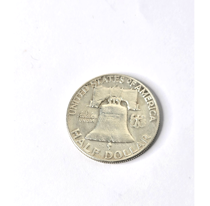 1962 D Franklin Silver Half Dollar