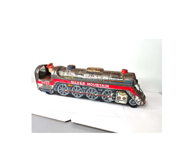 1960 Silver Mountain Tin Litho Train 3525