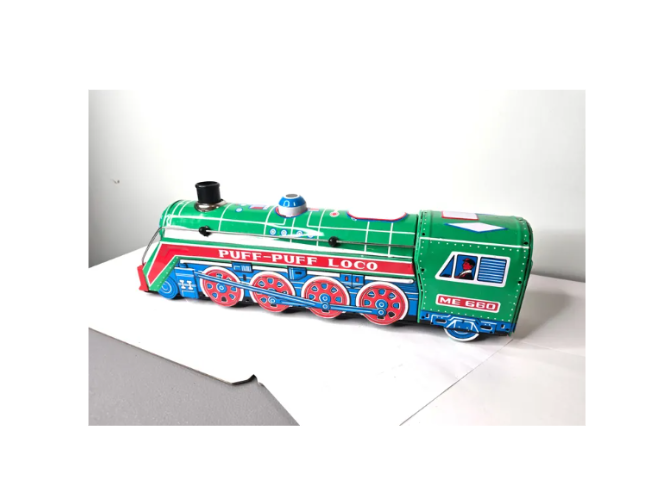1960s Puff Puff Loco Tin Toy Train ME 660