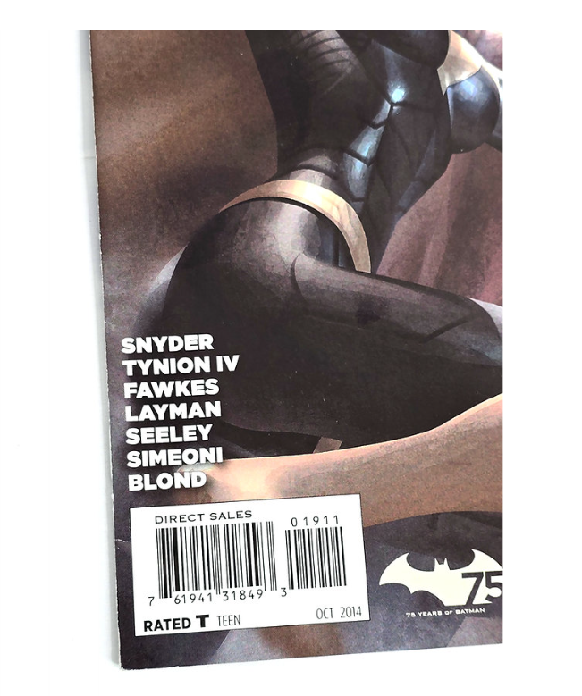 Batman Eternal Comic Book October 2014 Volume 19