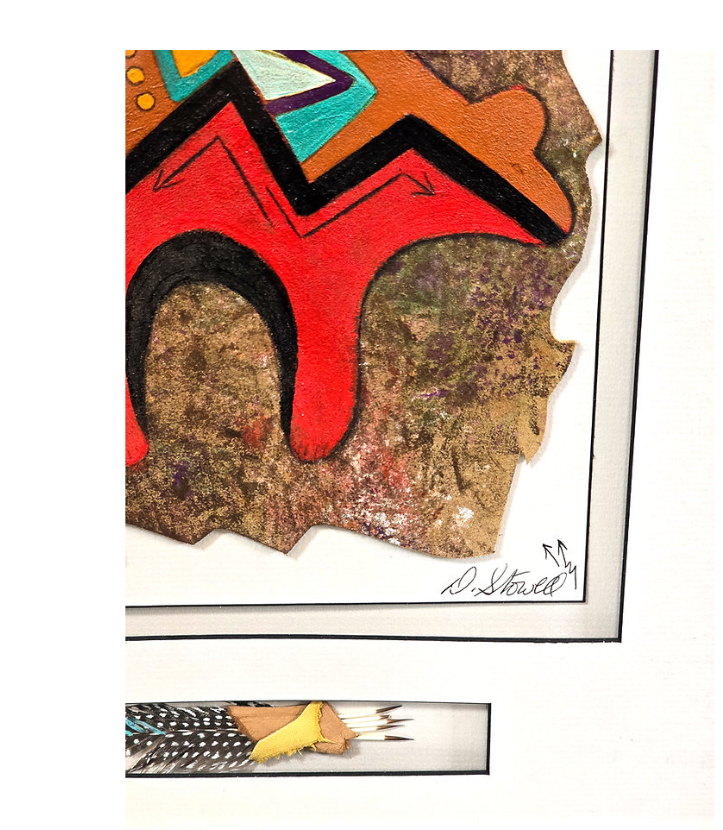 Bear Mixed Media Art Original Signed by Artist Deborah Stowell