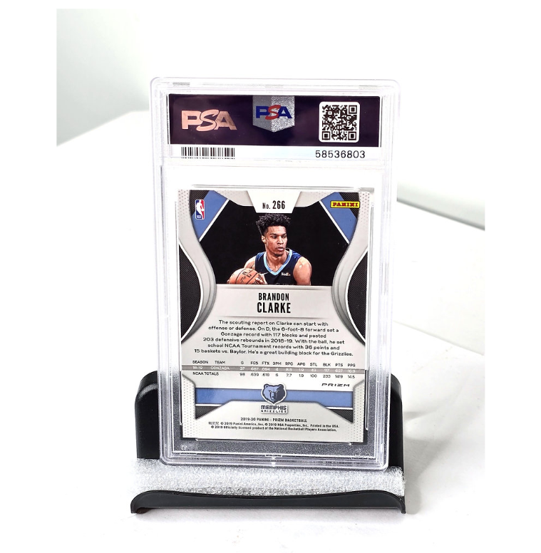 Brandon Clarke Rookie Basketball Card NBA 2019 Panini No. 266