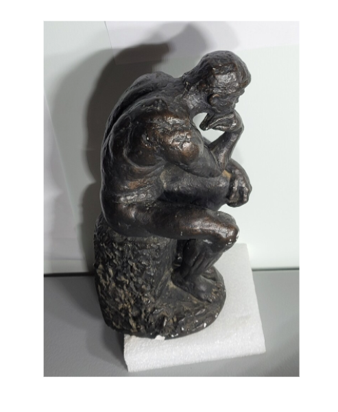 Chalkware Thinker Statue 1962 Austin Production Inc.
