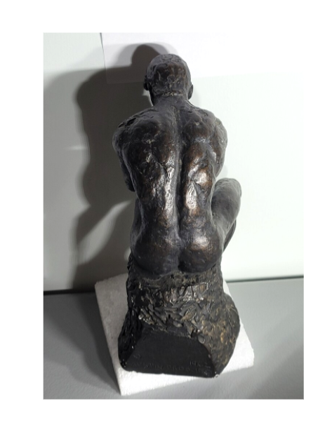 Chalkware Thinker Statue 1962 Austin Production Inc.