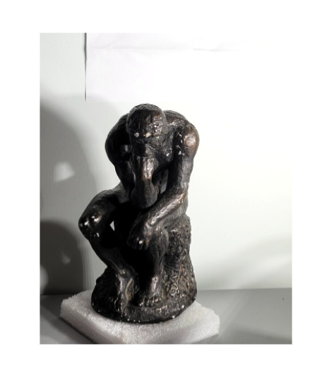 Chalkware Thinker Statue 1962 Austin Production Inc.