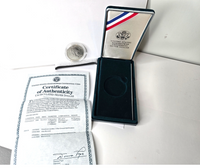 Coin Silver Eisenhower Centennial West Point Mint 1990