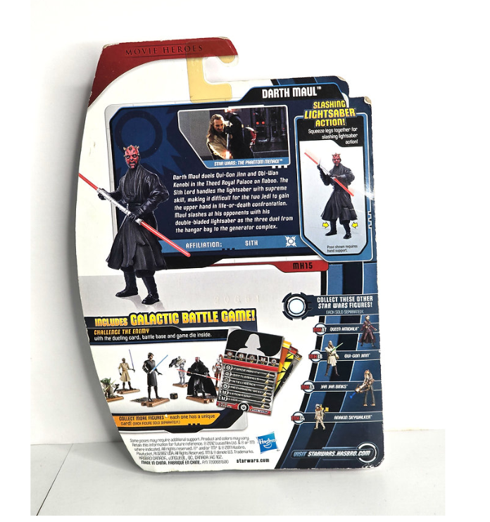 Darth Maul Star Wars 2011 Hasbro Action Figure