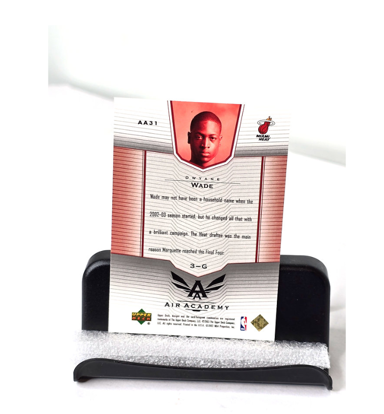 Dwyane Wade Basketball Card NBA 2003 Upper Deck No. AA31