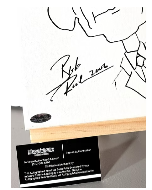 Hand Drawn Cartoon Sketch Signed by Award Winner, Bob Rich