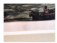 French Ships Fishing Boats Art Lithography from Louvre Museum in France