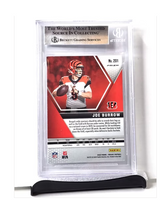 Joe Burrow Rookie Football Card Bengals 2020 Panini Camo Pink No. 201