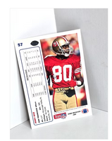 Jerry Rice Football Card 1991 Upper Deck No. 57