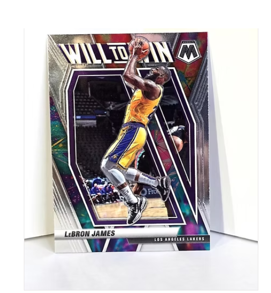 LeBron James NBA Basketball Card 2020 Panini Mosaic No. 10