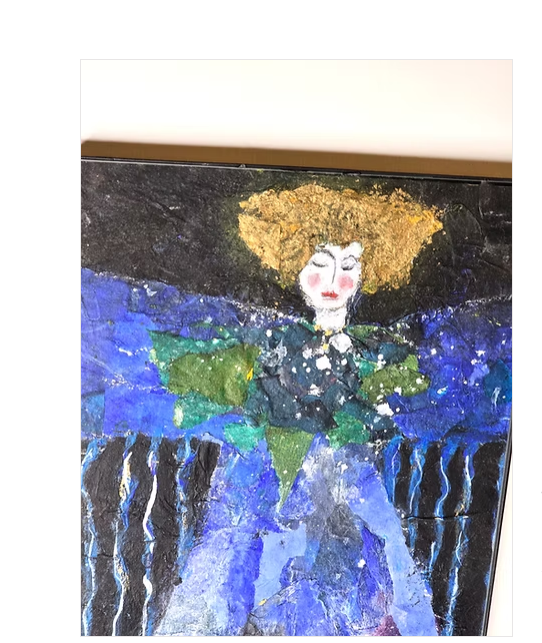 Mother Earth Art Mixed Media Painting