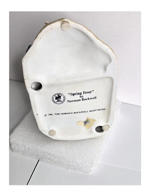 Norman Rockwell Figurine Spring Fever