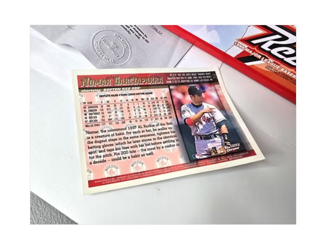 Nomar Garciaparra Baseball Bundle Red Sox Sports Memorabilia