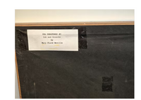 Sea Creatures Painting Ink and Gouache Signed by Artist