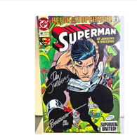 Superman DC Comics 1993 Signed by Jurgens Breeding