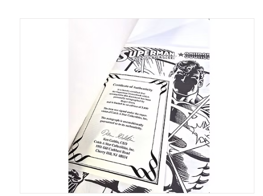 Superman Sourcebook with Skycaps Signed by Roger Stern