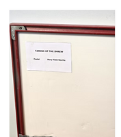 Taming of the Shrew Painting Signed by Artist