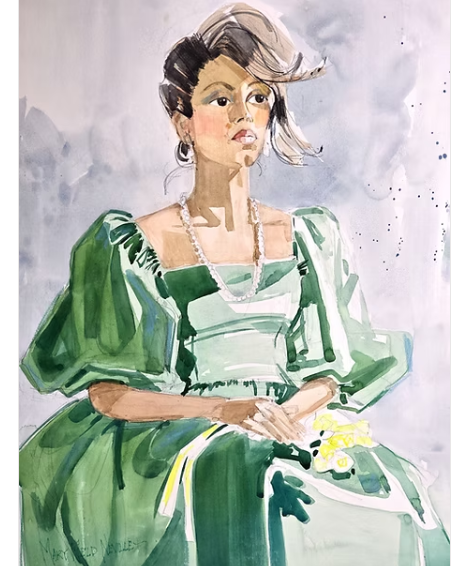 The Formal and Afternoon Paintings Original Artwork Watercolor
