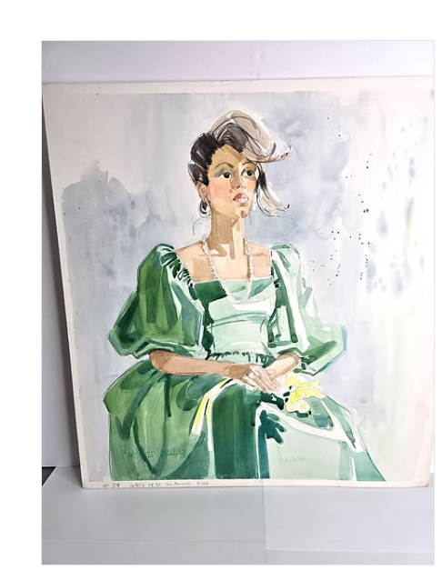 The Formal and Afternoon Paintings Original Artwork Watercolor