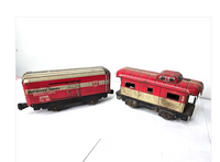 Vintage Marx Tin Litho Train Cars