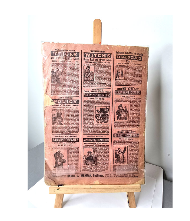 1895 John E Brennan Words and Music Tim, The Tinker Songster - VERY RARE