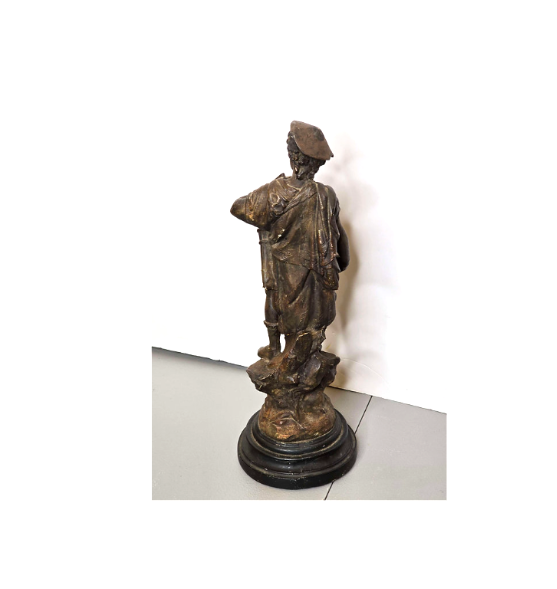 1950s Chalkware Statue Home Decor