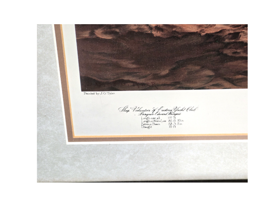 JOHN G. TYLER “Victorious Volunteer” L. Prang & Co 1887 Chromolitho Gold Frame