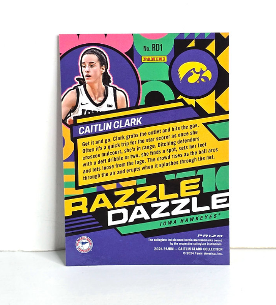 Caitlin Clark Basketball Card Iowa Hawkeyes 2024 Panini No. RD1