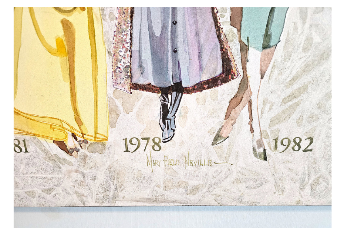 Fashion Models Painting Home Decor Original Artwork Signed