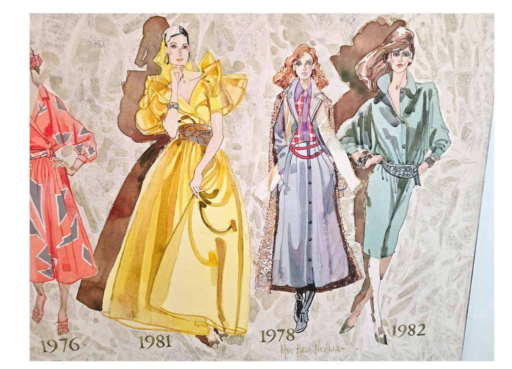 Fashion Models Painting Home Decor Original Artwork Signed