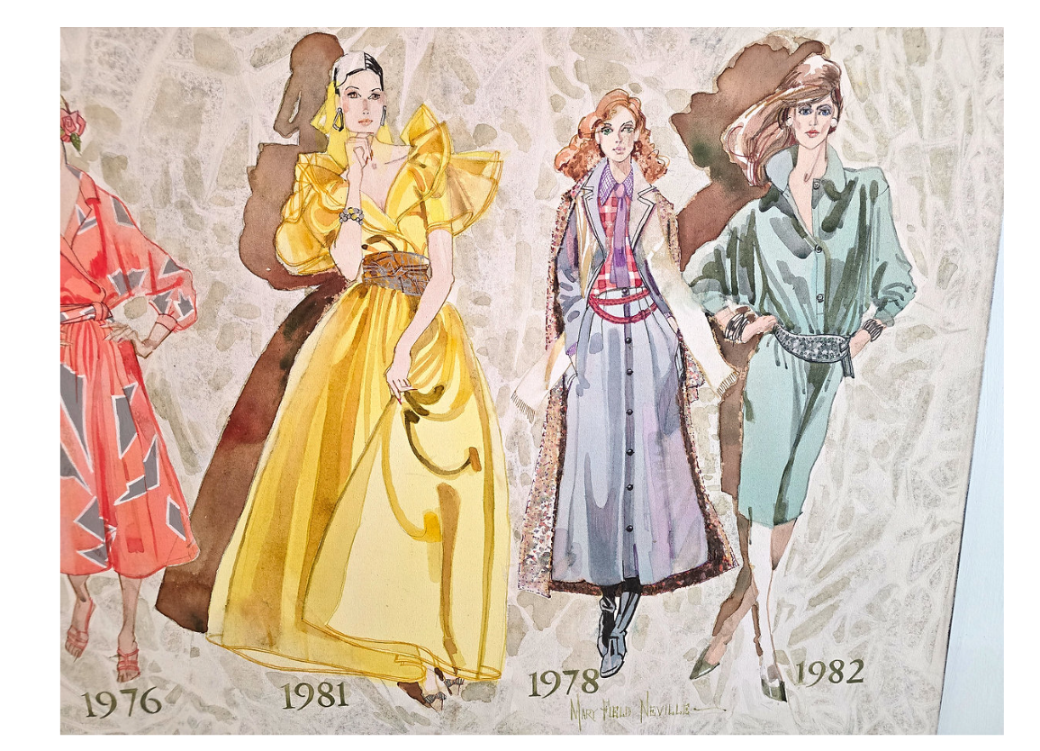 Fashion Models Painting Home Decor Original Artwork Signed