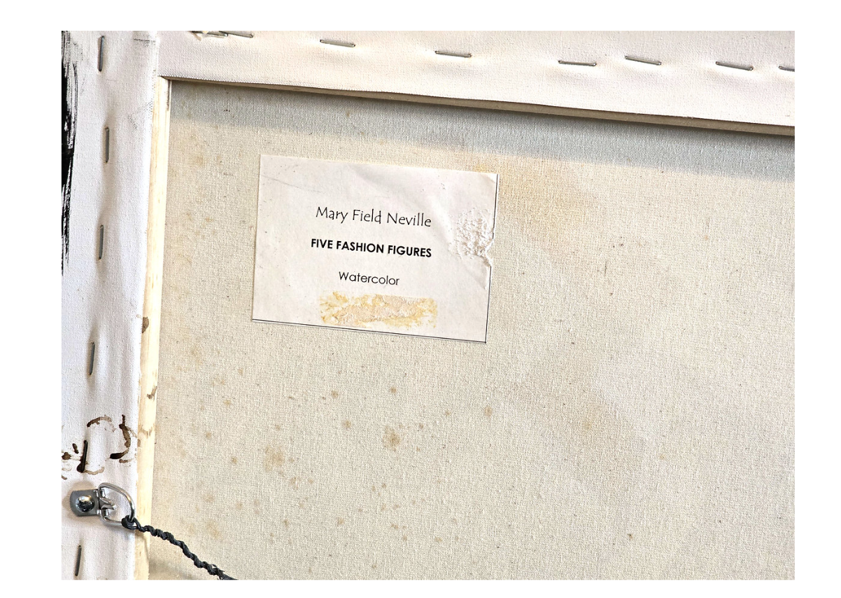 Fashion Models Painting Home Decor Original Artwork Signed