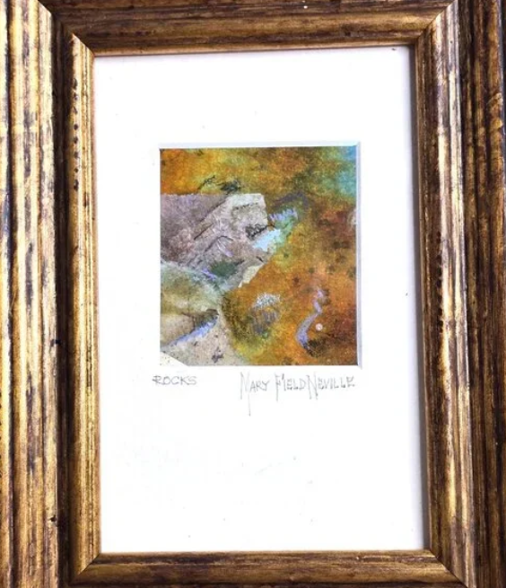 Fine Art "Rocks" Wall Art Framed Collectible
